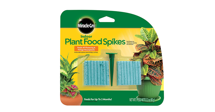 Miracle-Gro Indoor Plant Food, 48-Spikes – Just $1.97!