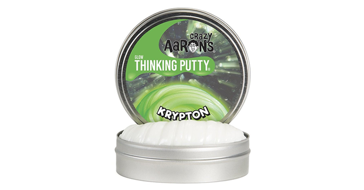 Crazy Aaron’s Thinking Putty, 3.2 Ounce, Glow In The Dark Krypton – Just $10.99!