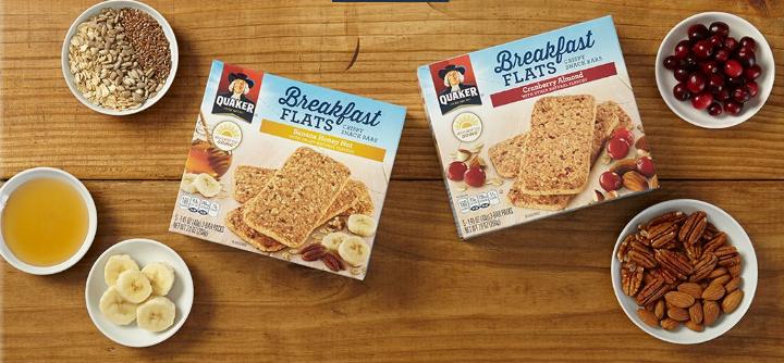 Quaker Breakfast Flats, Variety Pack, Breakfast Bars, 5 Count (Pack of 4) – Only $6.33!