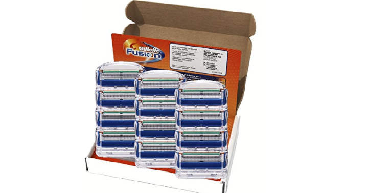 Gillette Fusion Manual Men’s Razor Blade Refills, 12 Count Only $24.97!
