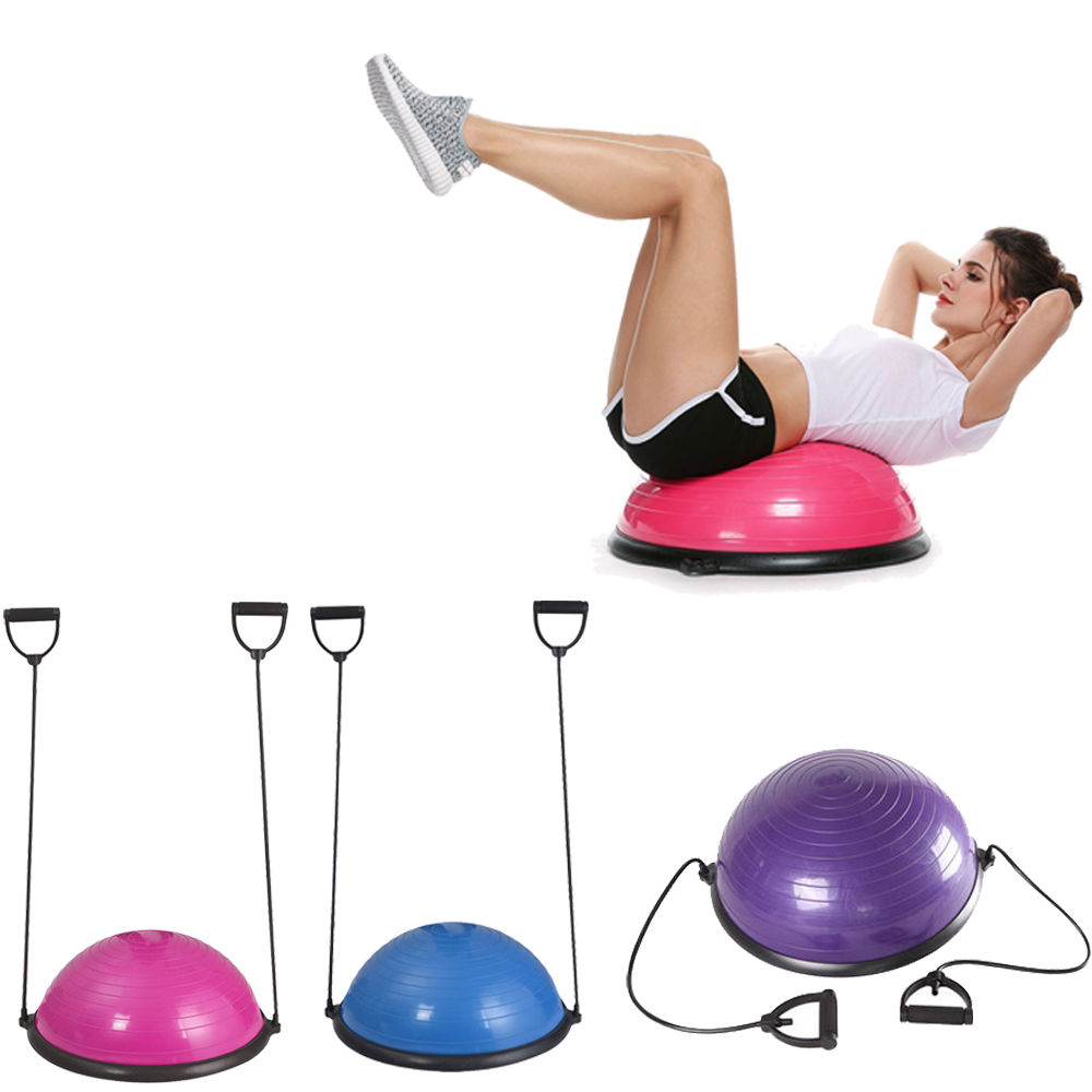 23″ Inch Balance Ball Trainer Yoga Fitness Strength Exercise Yoga with Pump Only $39.99 Shipped!