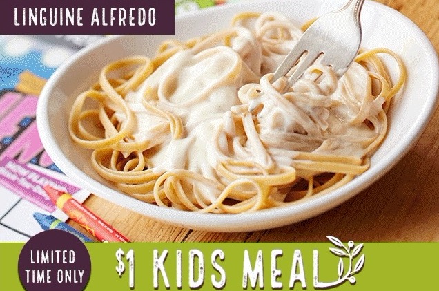 $1 Kids Meals at Olive Garden Tonight ONLY!!