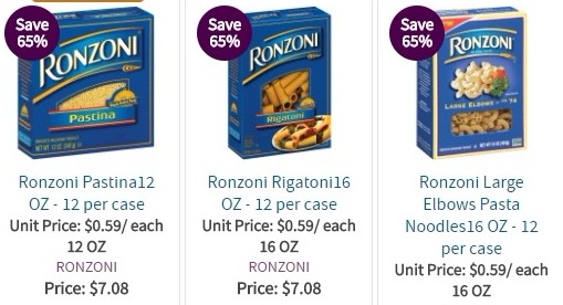 12-pack of Ronzoni Pasta Only $7.08 SHIPPED!!