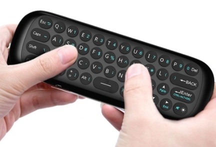 Wechip W1 2.4G Air Mouse Wireless Keyboard Remote Control—$13.99!!