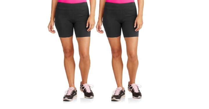 Danskin Now Women’s Dri-More Core Bike Shorts (2-Pack) Only $6.00! (Reg. $16.96)