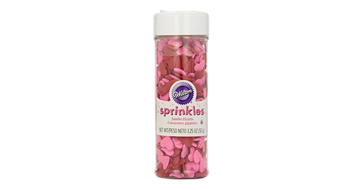 Wilton Jumbo Hearts Sprinkles – Just $3.38!