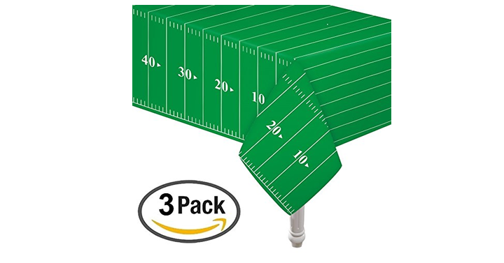 Game Day Football Touchdown Tablecover – Pack of 3 – Just $10.99!