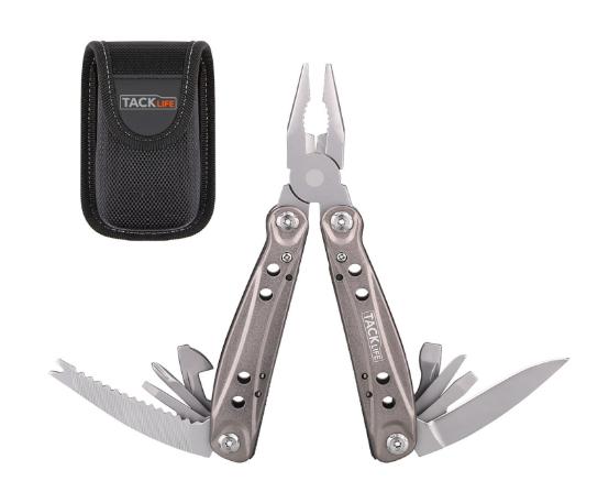 Tacklife 14-in-1 Stainless Steel Multi-Plier with Nylon Sheath – Only $9.97!