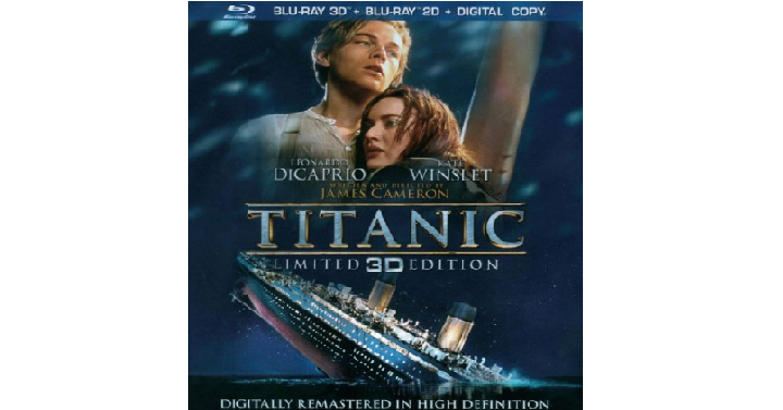 Titanic in 3D Blu-Ray Only $9.99! (Reg. $24.99)