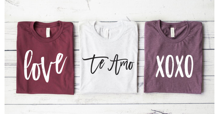 Valentine Tees from Jane – XS-2XL – Just $13.99!