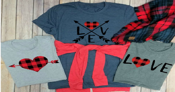Valentines Day Tees Only $13.99! 4 Different Designs!
