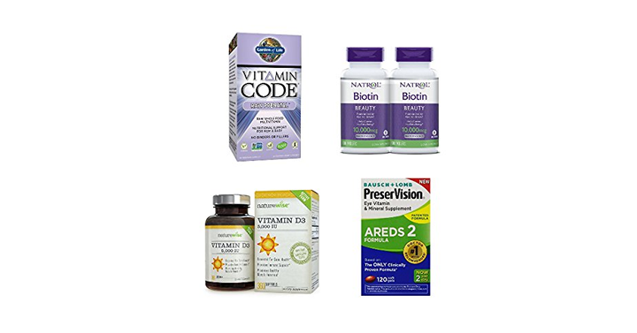 Save 30% on Select Vitamin products!