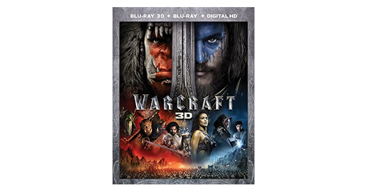 Warcraft – 3D Blu-ray + Blu-ray + Digital – Just $10.49!