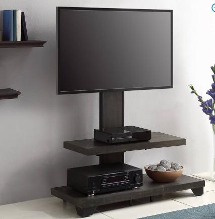 Whalen 2 Shelf TV Stand with Mount – Only $49 Shipped!