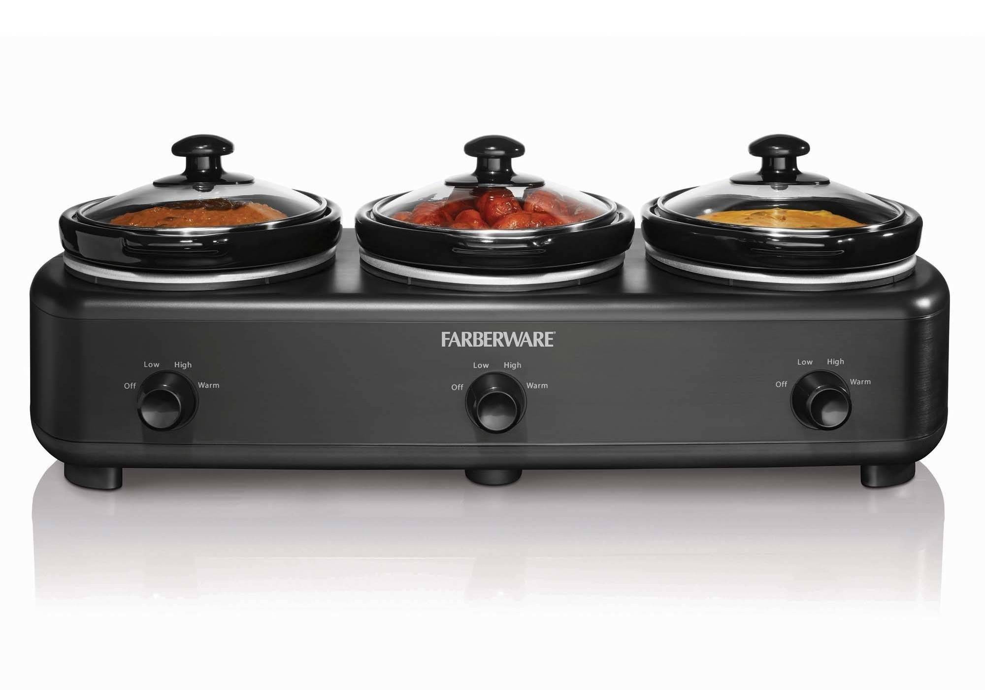 Farberware Triple Slow Cooker Only $19.99 + Free Pickup!