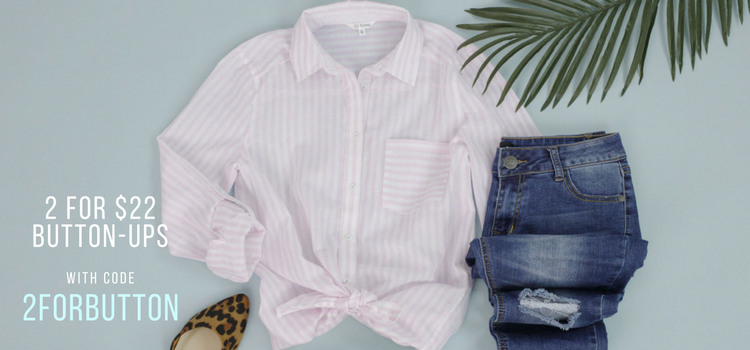 Cents of Style – 2 For Tuesday – Button Up Shirts 2 for $22! FREE SHIPPING!