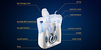 H2ofloss Water Dental Flosser with 12 Multifunctional Tips Down to $29.95!