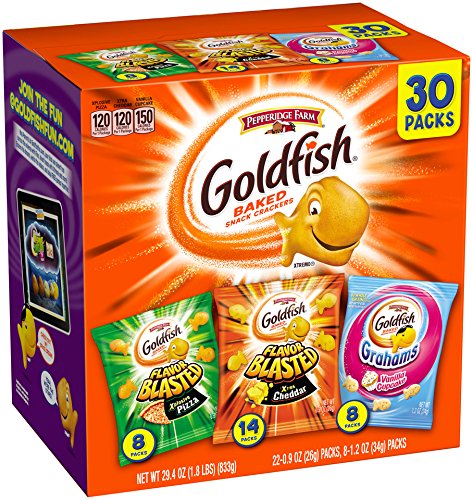 Pepperidge Farm Goldfish 30 Count Variety Pack Only $6.63 Shipped!