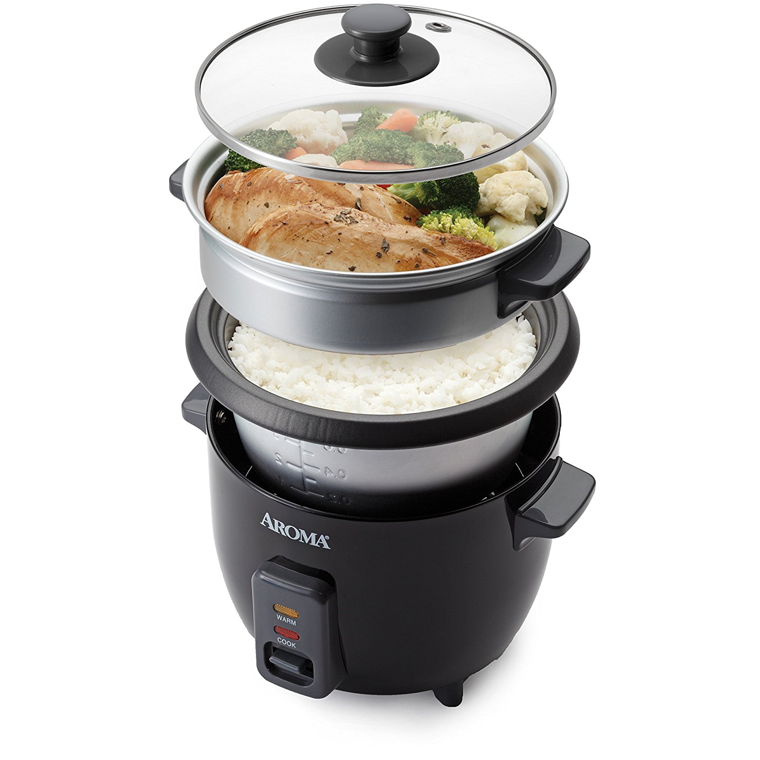 Amazon: Aroma 6 Cup Rice Cooker & Steamer Just $15.64!
