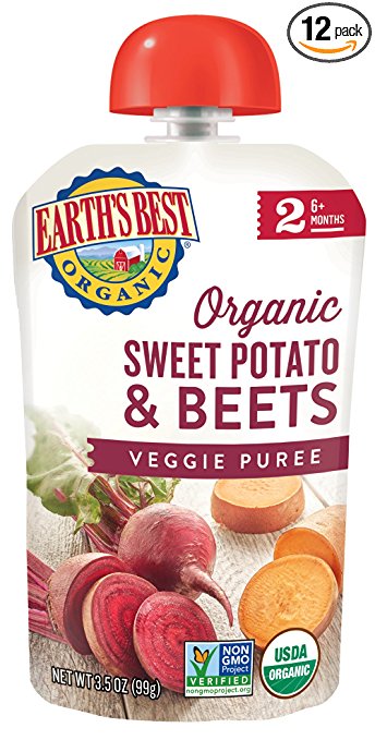 Earth’s Best Organic Stage 2 (Sweet Potato & Beets) 12 Pack Only $9.49 Shipped!