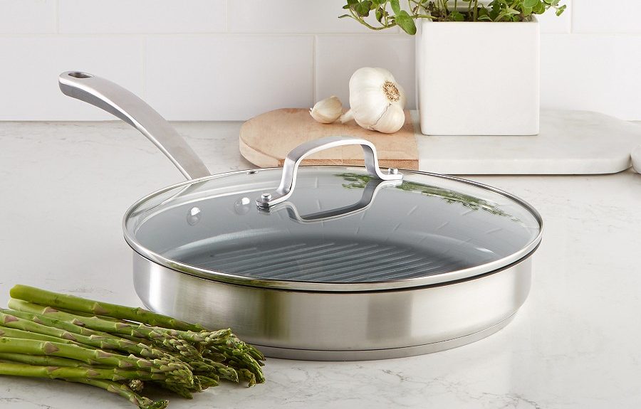 Culinary Science by Martha Stewart 11″ Grill Pan Just $19.99! Free Shipping With Beauty Purchase!