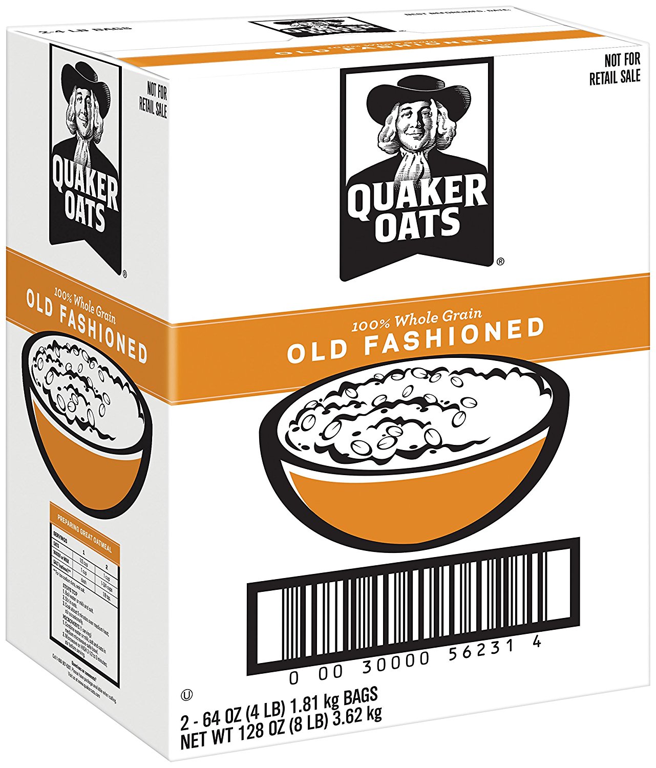Quaker Old Fashioned Oatmeal 128oz Only $7.99!