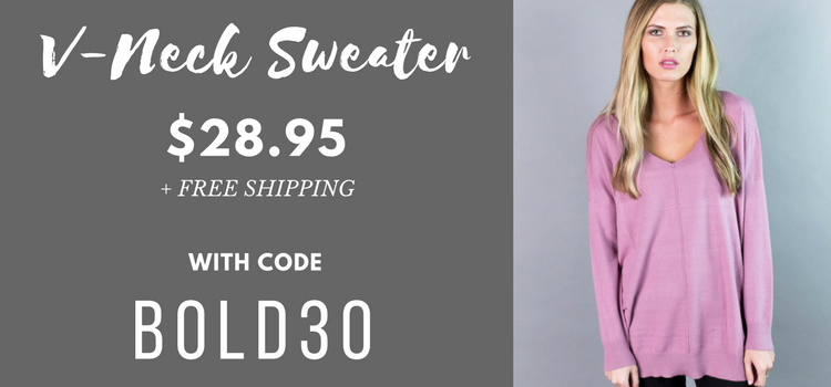 Cents of Style Bold & Full Wednesday – V-Neck Sweaters just $28.95! FREE SHIPPING!