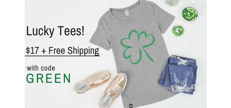 CUTE Lucky Tees from Cents of Style! Just $17.00 with FREE Shipping!
