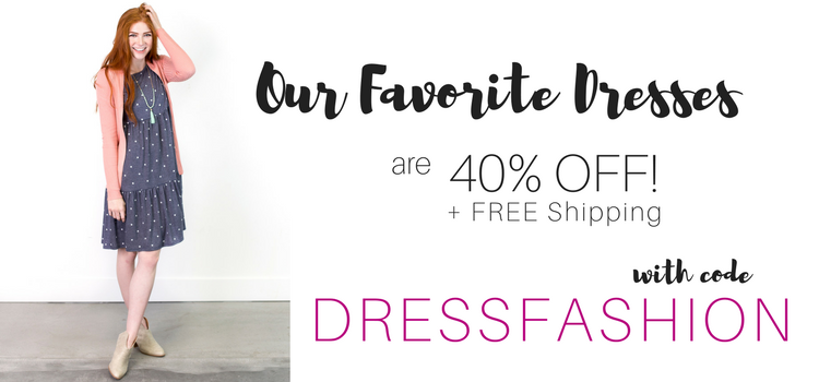 Fashion Friday at Cents of Style! 40% off Dresses! Free Shipping!