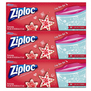 Ziploc Limited Edition Holiday Gallon Storage Bags 114-Count Just $7.10 As Add-On Item!