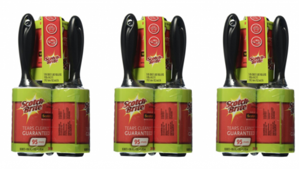 Scotch-Brite Lint Roller Combo Pack 5-Pack Just $8.59 Shipped!