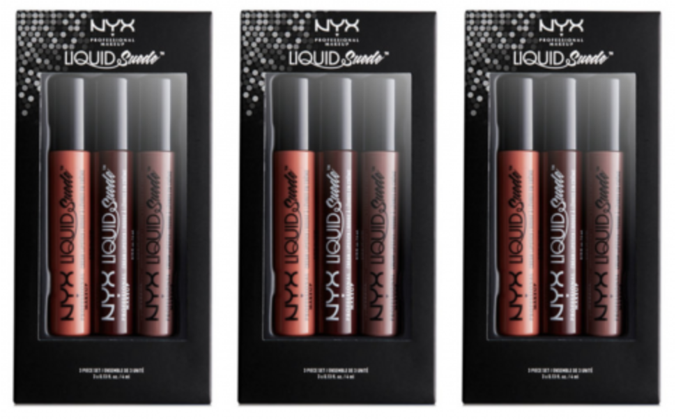 NYX 3-Pc. Liquid Suede Cream Lipstick Set Just $7.50 Shipped! (Reg. $15.00)