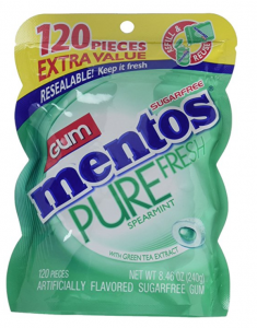 Mentos Pure Fresh Sugar-Free Chewing Gum 120-Piece Bag Just $2.98 As Add-On Item!