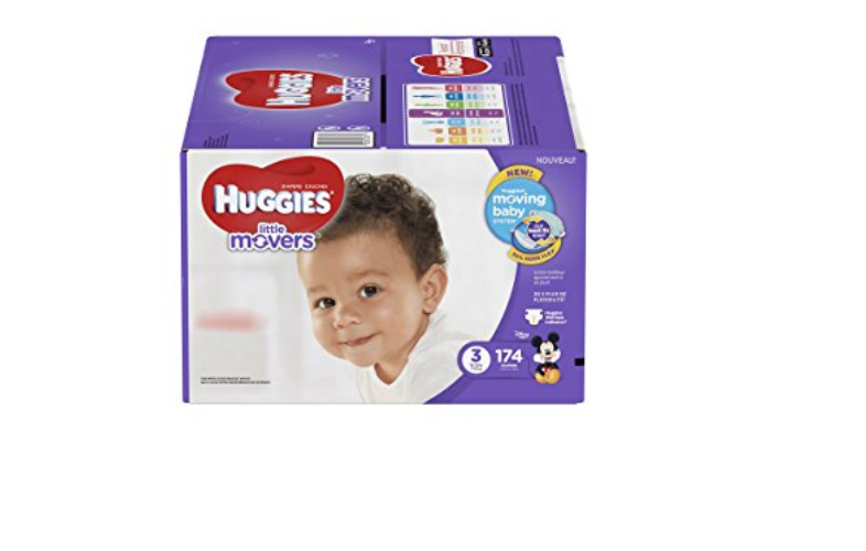 Huggies Little Movers Diapers, Size 3 174-Count Just $23.58 Shipped! Stock Up Price!