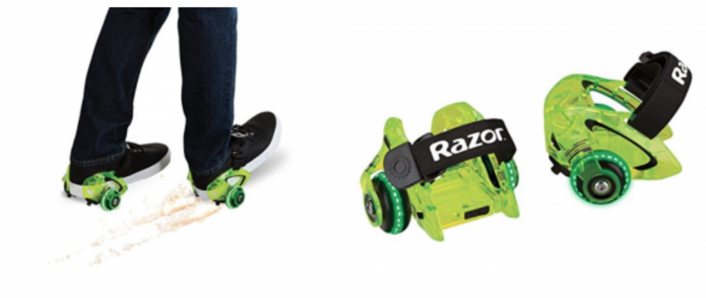Razor Jetts DLX Heel Wheels, Neon Green $34.99!