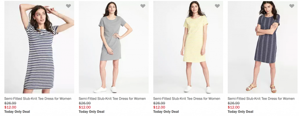 $12 Dresses for Women and $10 Dresses For Girls At Old Navy!