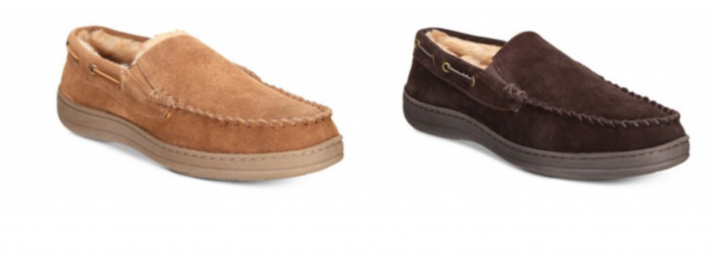 Rockport Men’s Suede Moccasin Slippers Just $14.99! (Reg. $60.00)