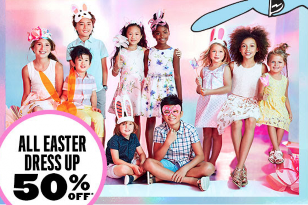 The Children’s Place: 50% Off The Entire Site Including Easter Dress Up!