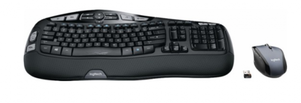 Logitech Comfort Wave Wireless Keyboard and Optical Mouse Just $34.99 Today Only!