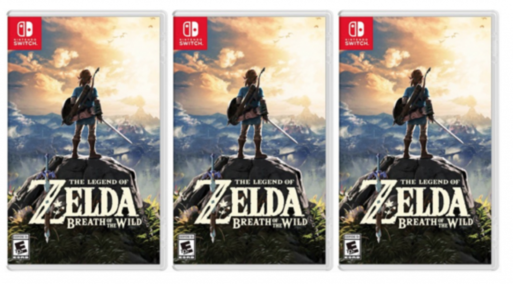 The Legend of Zelda: Breath of the Wild Nintendo Switch $44.99! (Reg. $59.99)