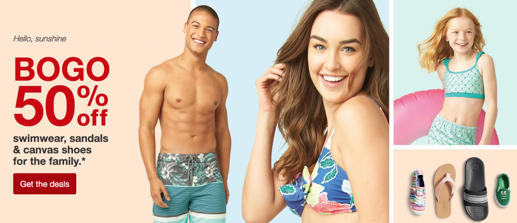 BOGO 50% Off Swimwear, Sandals, & Canvas Shoes For The Whole Family! Get Ready For Spring Break!
