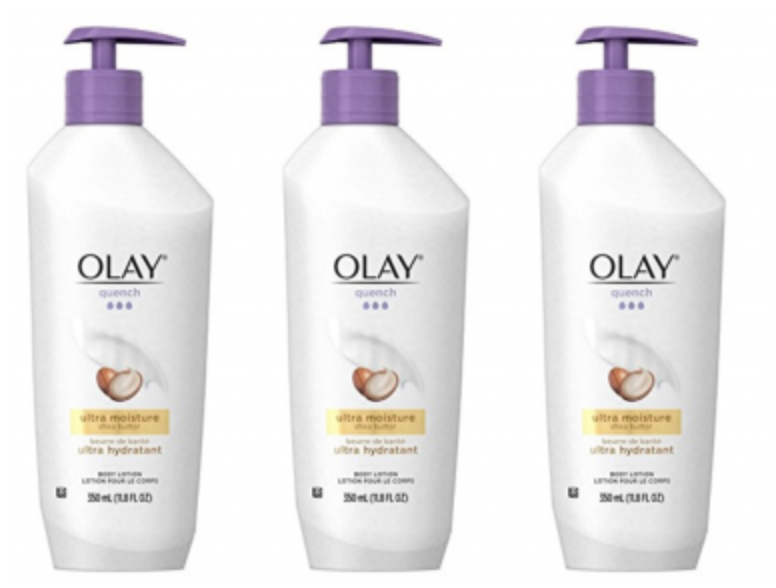 OLAY Quench Body Lotion Ultra Moisture 3-Pack Just $4.50 As Add-On Item1