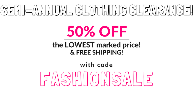 Still available at Cents of Style! Semi-Annual Clothing Clearance! Free shipping!