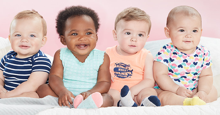 Carters: FREE Shipping on All Orders! 50% off Pjs & 5 Pack Body Suits Only $11.97 Shipped!