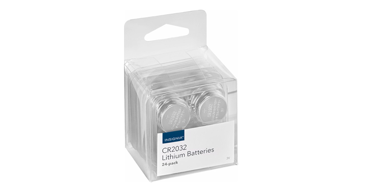 Insignia CR2032 Batteries (24-Pack) – Just $9.99!