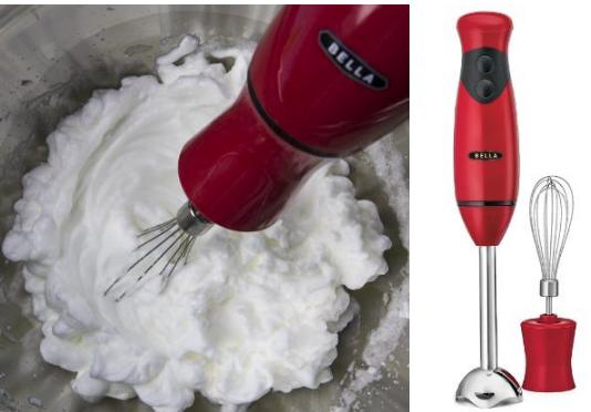 BELLA Hand Immersion Blender with Whisk Attachment – Only $16.92!