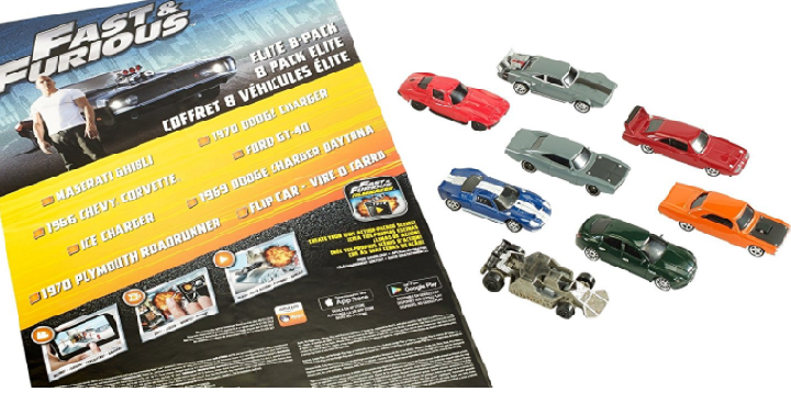 Fast & Furious Elite Diecast Vehicles, 8-Pack Only $8.95! (Reg. $29.99)