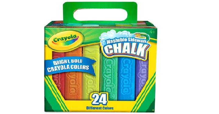 Crayola Sidewalk Chalk, 24-Pack Only $2.49! Fun Easter Basket Gift!