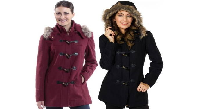 Women’s Alpine Swiss Duffy Hooded Wool Coat Only $26.50 Shipped! (Reg. $200)