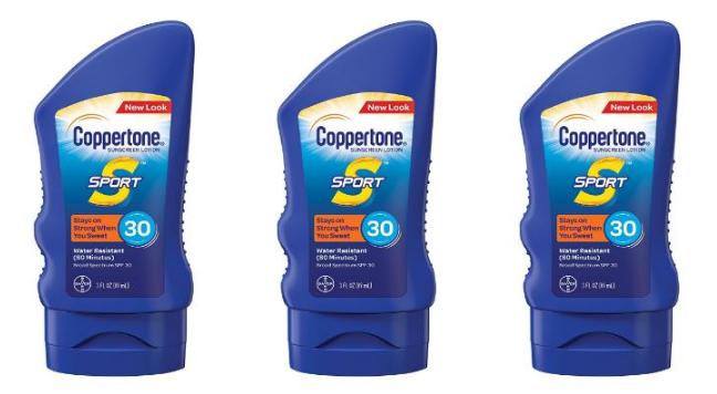 Coppertone SPORT Sunscreen Lotion Broad Spectrum SPF 30 (3-Fluid-Ounce) – Only $1.30!